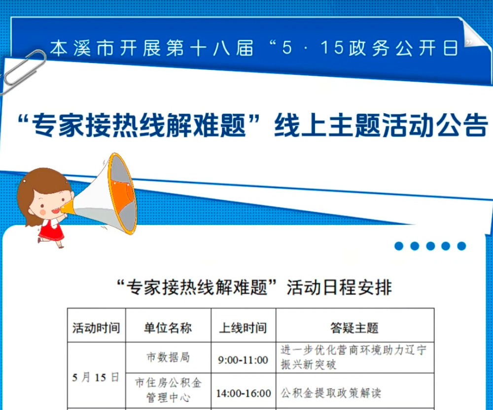 “专家接热线解难题”线上活动公告